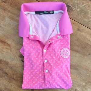Ralph Lauren Pink Polo with White Accents
